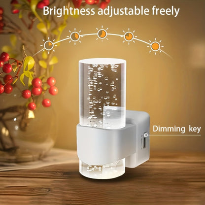 LED Night Light Plug In Wall 2 Pack – 3000K Warm White Dimmable Night Lights with Auto Light Sensor for Hallway Bedroom Bathroom Stairway – Modern Wall Plug Night Light