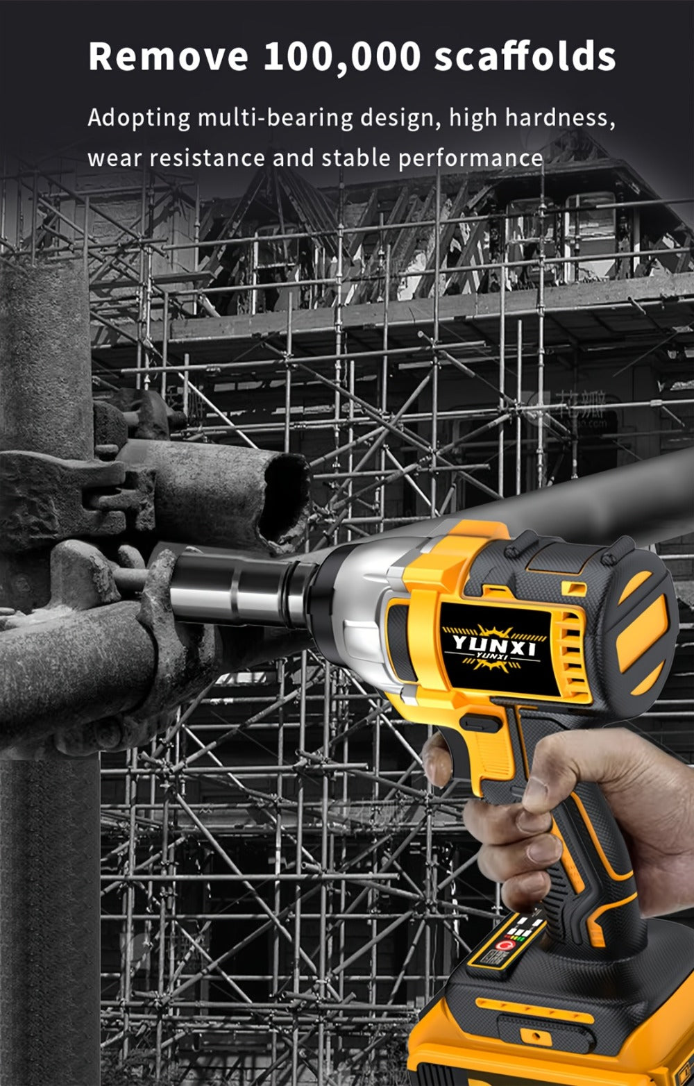 Impact Drill Set 21V Cordless with Drill Bit Accessories, Toolbox & Charger – Heavy Duty Wireless Impact Wrench Drill, 2AH / 4AH Battery Options, for Car Repair, Construction & Heavy-Duty DIY Projects