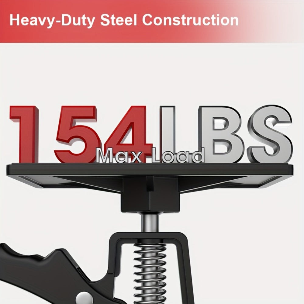 Telescopic Support Rod Adjustable 11.8-114in 154 lb Heavy Duty Anti-Slip Third Hand Support System 2pcs Drywall Lifting Cabinet Jack Wardrobe Installation Prop Tool-Grade Support Kit