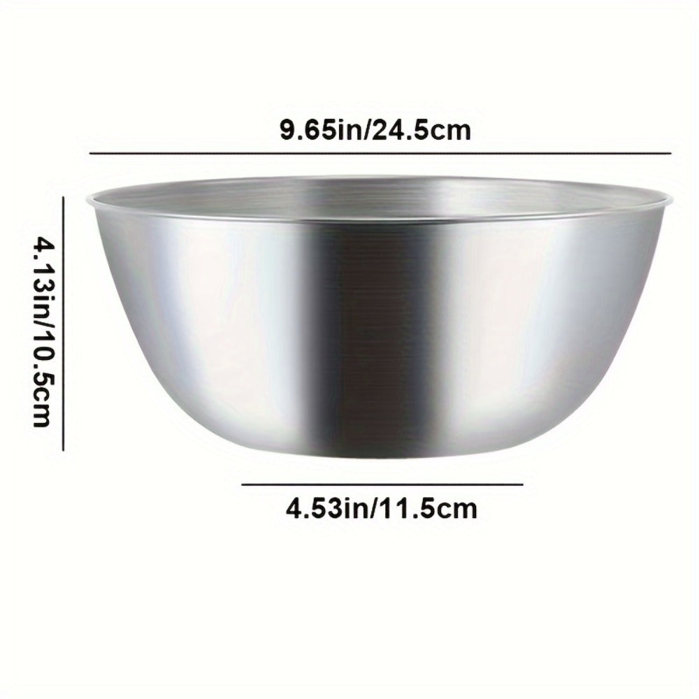 3-Piece Mixing Bowl Set with Small, Medium and Large Nested Bowls and Source-Marked Dimensions