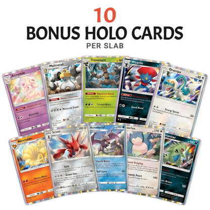 Trading Card Game Mystery Display Holder with English or Japanese Card and One- or Two-Slab Options