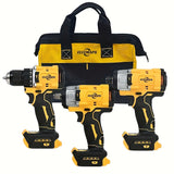 Electric drill+Wrench+Screwdriver machine+Tool bag