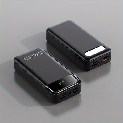 Power Bank 60000mAh 22.5W with Multi-Device Port Layout, LED Light and Digital Display in Three Colors