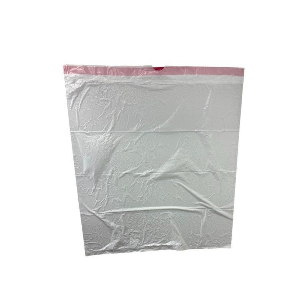 White Drawstring Kitchen Trash Bags, 13-Gallon 100-Count Pack with Two Exact Checkout Label Options