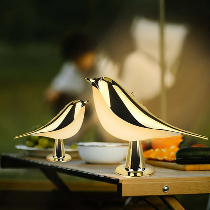 Magpie Bird Desk Lamp 2 Pack 16 Color Dimmable Cordless Night Light USB Charging Touch Control with Aromatherapy Diffuser Function for Bedroom Valentine Gift Festival Home Decor