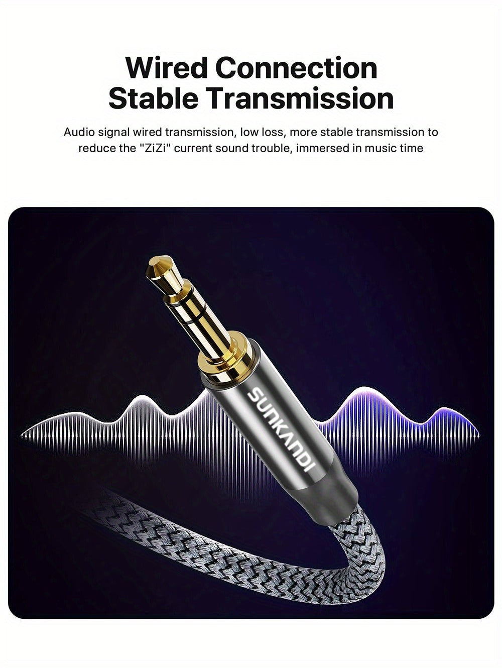USB-C to 3.5 mm Audio Adapter with DAC and TRRS Jack for Phone, Tablet, Laptop and Car Audio Connections