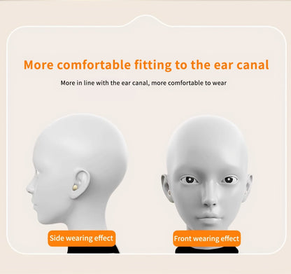 2-in-1 Wireless Earphones Couples Shared Audio Long Battery Life Clear Sound TV Movies Music Running Type-C Charging Condenser Mic Semi-Open iOS Android