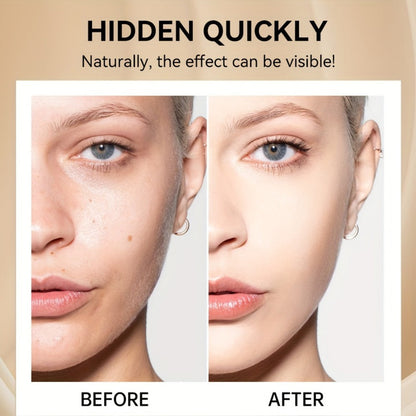 Oil Control Concealer Powder 24H Waterproof Matte Finish – Long-Lasting Natural Coverage 3 Shades All Skin Tones Buildable Face Powder for Women Light Natural Pink