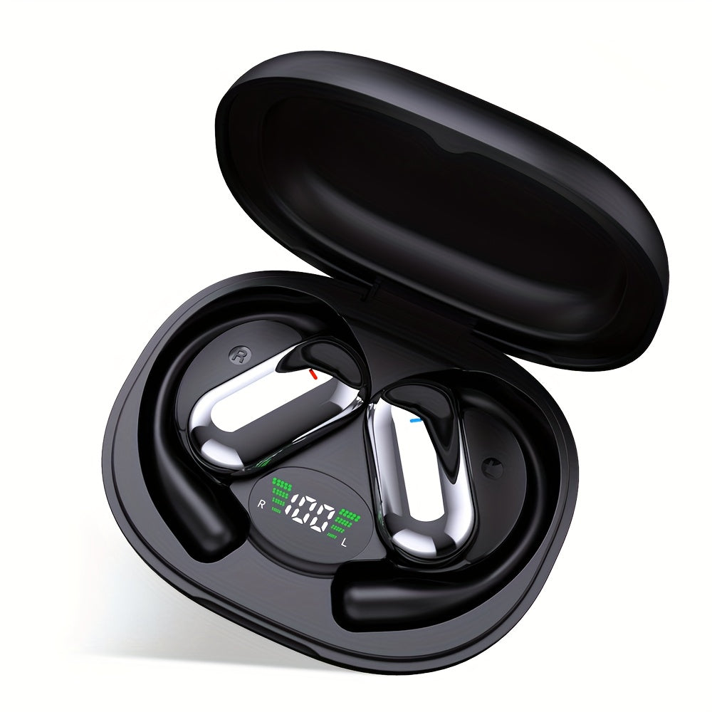 AI Translation Earbuds 144 Languages Real-Time Bluetooth 6.1 TWS Meeting Notes Noise Cancelling Crystal Mic Touch Control Type-C Charging All Smartphones Business Travel