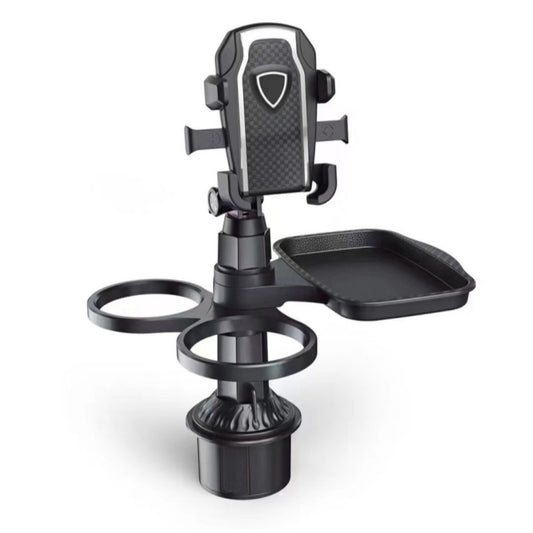Car Cup Holder Tray Extender – Detachable Cup Holder Extension with Dining Tray, Car Organizer Table for Long-Distance Travel, Road Trips & Snacks in the Car