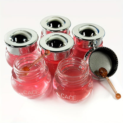 Six-Pack Cherry Lip Balm Set with Moisturizing Lip Mask, Lip Oil and Pink Tint Primer for Daily Use