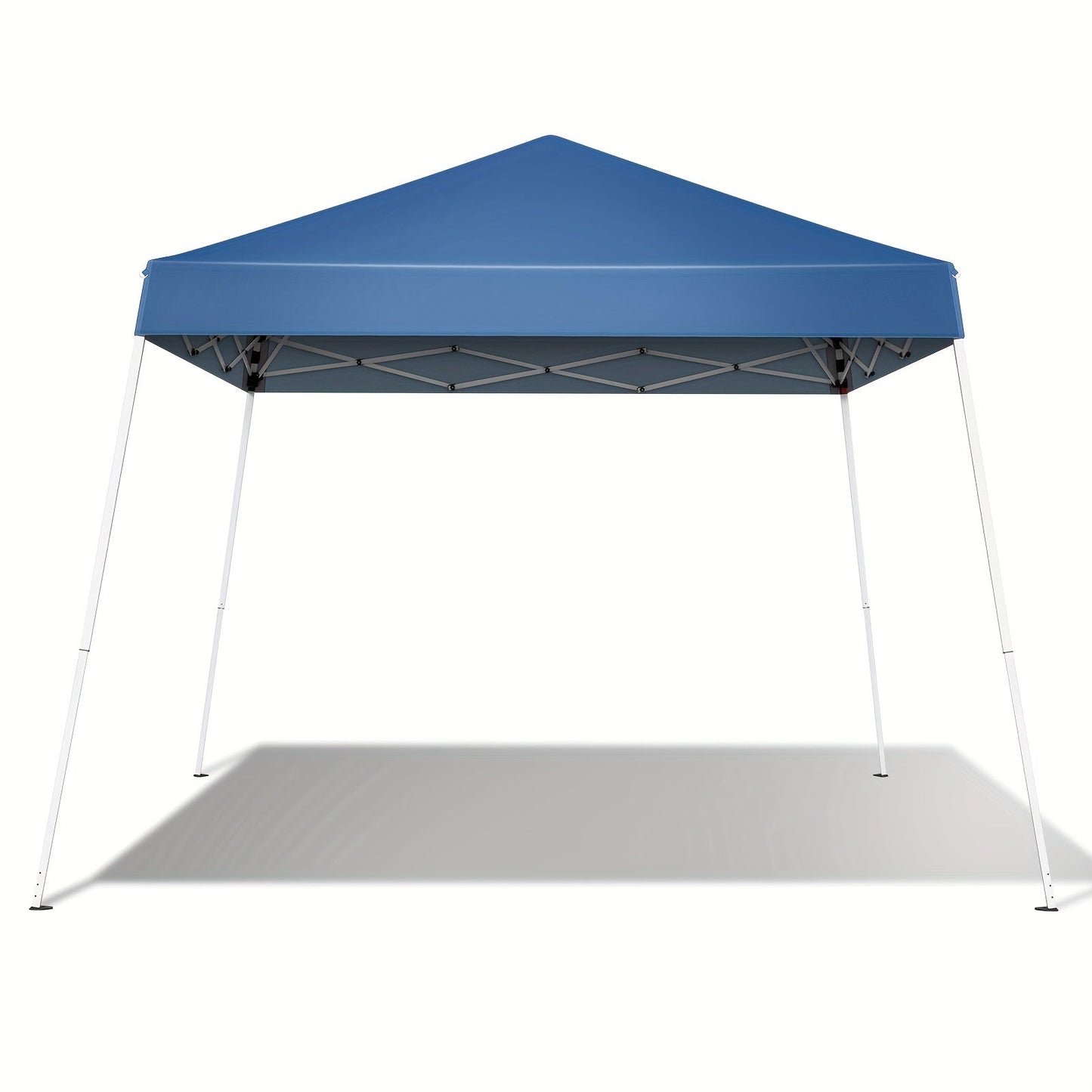10-by-10-Foot Pop-Up Canopy Tent with Blue or White Standard and Thickened-Fabric Checkout Options