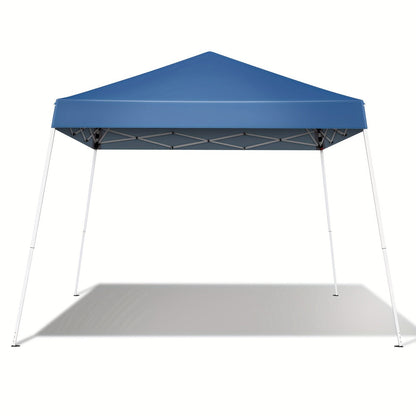 10-by-10-Foot Pop-Up Canopy Tent with Blue or White Standard and Thickened-Fabric Checkout Options