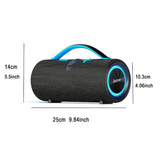 Portable Bluetooth Speaker 60W Outdoor Model with Subwoofer, Dual Speakers, 7 RGB Modes and Type-C