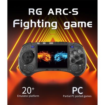Anbernic RG ARC-S Arcade Six-Key Retro Handheld Game Console Linux 4" IPS HDMI 20+ Emulators Fighting Games 3500mAh Portable Emulator for Street Fighter Metal Slug Beat-Em-Up Fans 2 Colors
