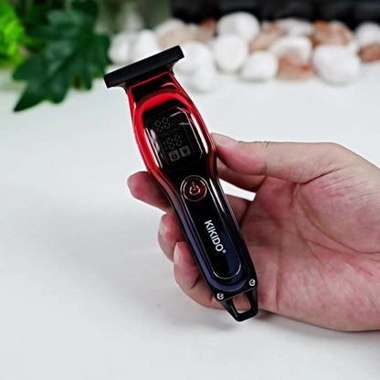Hair Clippers & Trimmers KIKIDO KK-A2 T-Blade Model with LCD Display, USB Charging and Three Guide Combs