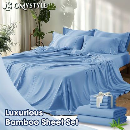 Deep-Pocket Fitted Sheet in Eleven Colors and Twin, Full, Queen or King Checkout Sizes for Home and Everyday Use