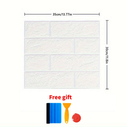 3D Peel and Stick Wood Grain Wallpaper Panels 50/100pcs - Self-Adhesive PVC Foam Wall Tiles