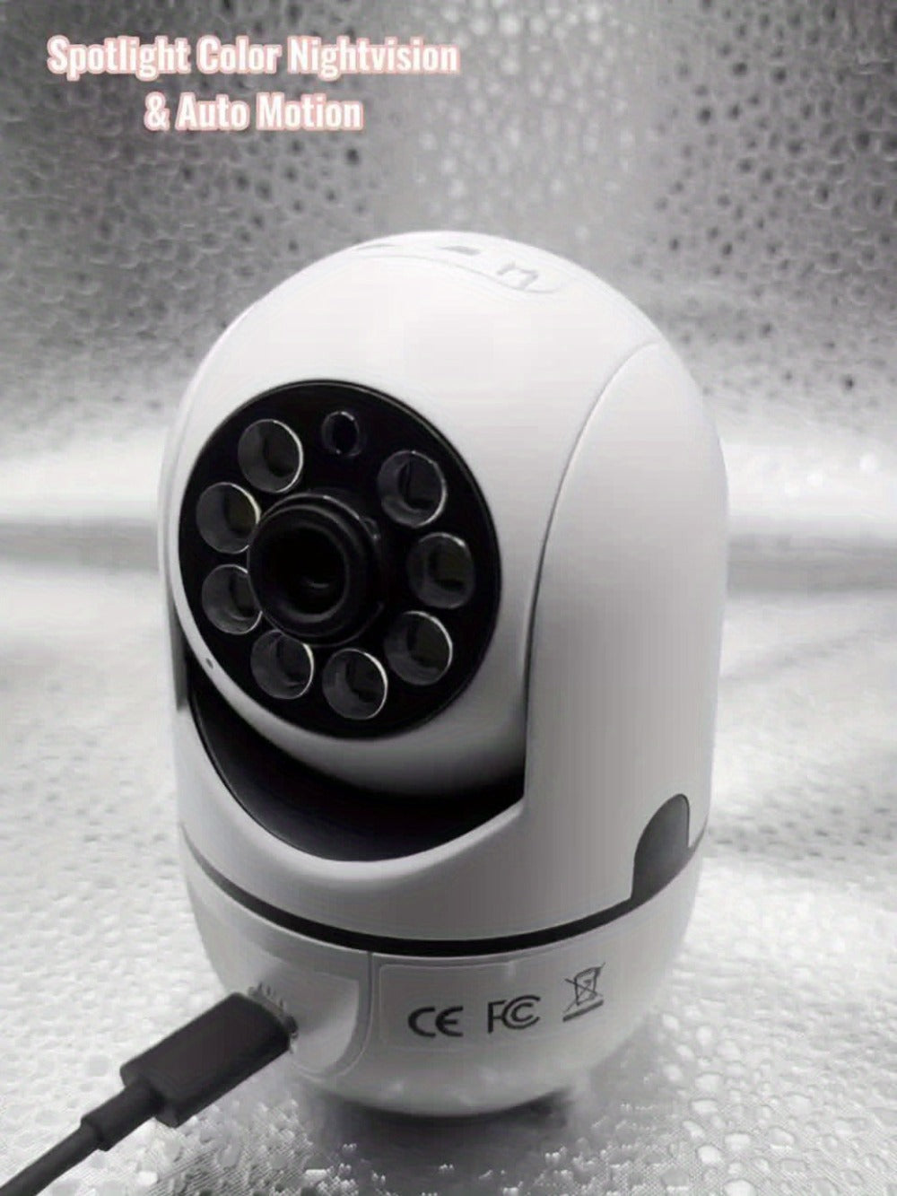 Pan Tilt Indoor Security Camera 355° with Dual Band 2.4G/5GHz WiFi, Color & B&W Night Vision, 2-Way Audio, Baby Pet Monitor, Motion Detection, Alexa Compatible, Cloud & SD Storage – 1/2/3/4 Pack