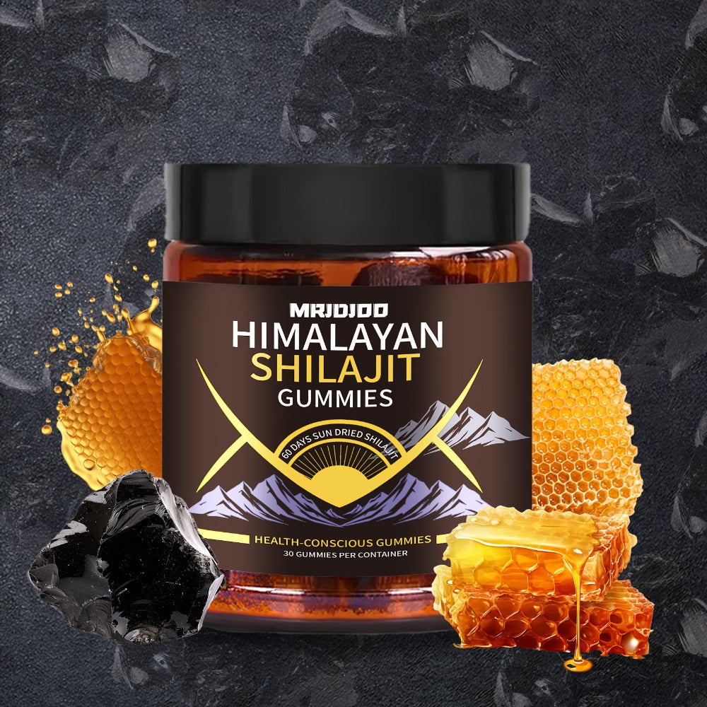 Herbal Supplements with Himiyer Label, Shilajit Fulvic Humic Acid and Manuka Honey Gummies, 30 or 60 Count