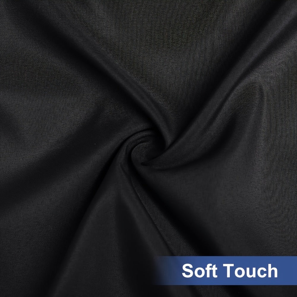 Tablecloth Elastic Cover Set for 6-Foot Rectangle Tables in 3, 6, 9 or 12 Pieces and Three Colors