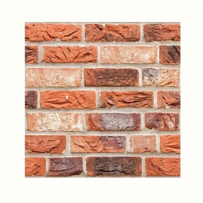 Twenty-Piece Vintage Brick and Stacked-Stone Wall Tile Sticker Set in Pattern 579, 566 or 576
