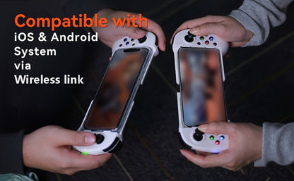 Wireless Mobile Gaming Controller Bluetooth 5.0 Retractable Gamepad – ShanWan Q13 for iPhone Android PC Steam, 25H Battery Type-C Charging, PUBG Fortnite Genshin Cloud Gaming Phone Controller Gift