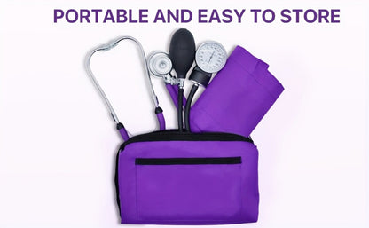 Blood Pressure Monitor Manual Aneroid Set with Upper-Arm Cuff, Stethoscope, Inflation Bulb and Portable Case