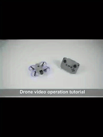 Mini 4K FPV Drone 180° Rotating Dual Camera Optical Flow Positioning Dual Batteries 360° Flip One-Key Takeoff Anti-Shake | RC Quadcopter Toy for Beginners Boys Girls Kids | Birthday Christmas Gift