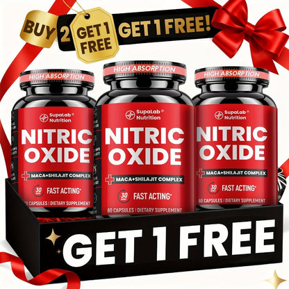 Supalab Nutrition Capsule Supplement, Three-Bottle Package with 60 Capsules per Labeled Bottle