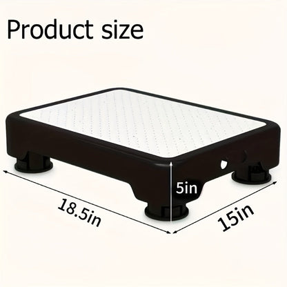 Adjustable One-Step Platform Stool, 18.5 x 15 x 5 Inches with Textured Top and Four Color Options