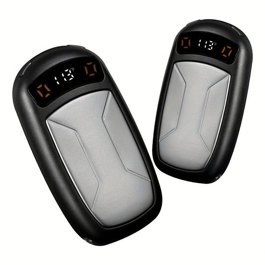 Rechargeable Hand Warmers with COB Light 2 Pack, Magnetic USB Electric Pocket Hand Warmer 12 Hours Heat, Portable Reusable Handwarmer for Camping Hiking Hunting, Christmas Gifts for Women Men