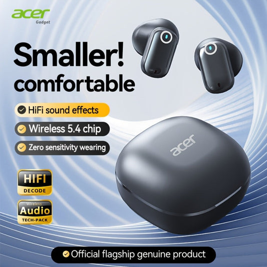 Wireless Earbuds Acer OHR501 Bluetooth 5.4 with Dolby Surround, Smart Noise Control and Touch