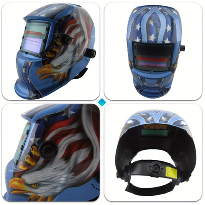 Auto-Darkening Welding Helmet Solar Powered True Color – Wide View DIN 9-13 Adjustable, 1/25000s Response, Lightweight Welder Headgear for TIG MIG MMA Plasma
