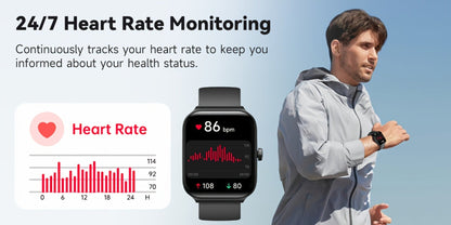 Smartwatch – with Alexa Built-in FAWEIO 1.95" Large Display, Wireless Calling, 100+ Sport Modes, Pedometer Heart Rate Sleep Blood…