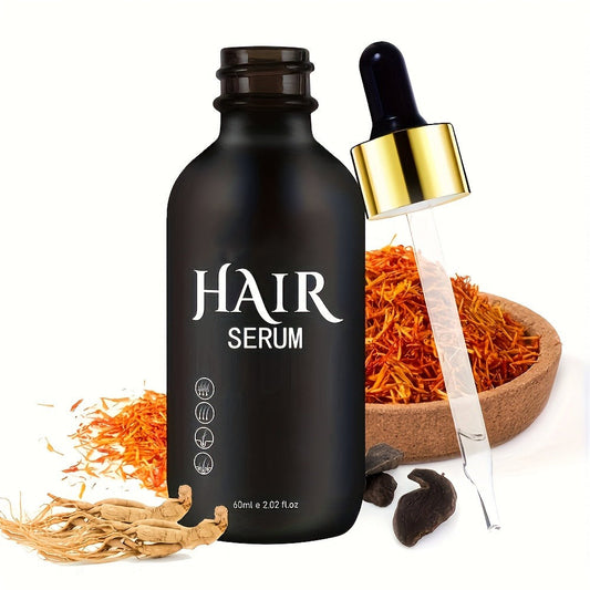 Hair Growth Serum Kit with Derma Roller — Anti Hair Loss Follicle Stimulating Scalp Treatment Essence, Thinning Hair Regrowth & Thickening for Men & Women, Leave-In Formula, 120ml