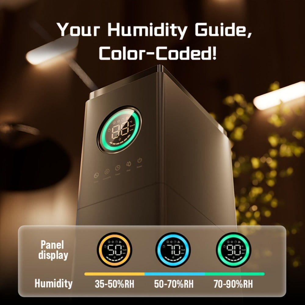 Humidifier 13L Top-Fill Cool Mist Tower with Smart Humidity Control, Sleep Mode and 30dB Listed Noise