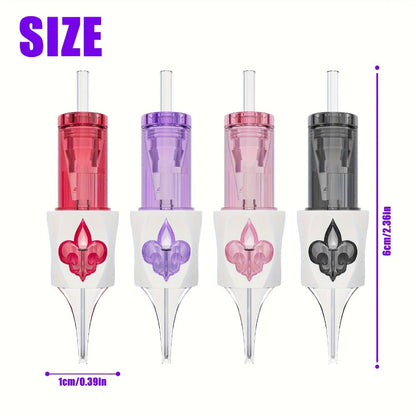 Tattoo Cartridge Needles with LumenTip Label, 20 or 50-Piece #12 RL RS RM M1 Cartridge Pack Choices