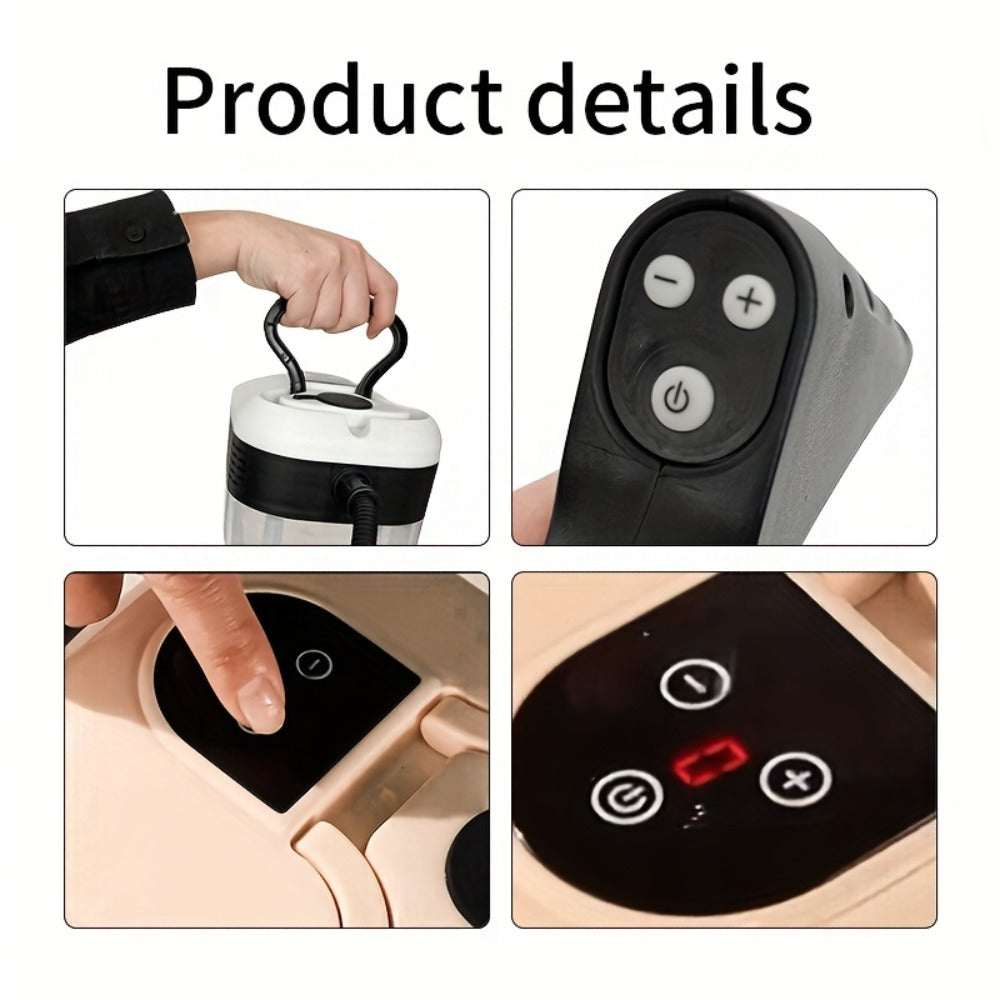 Steam Cleaner by GAKOZ, Canister Kit with Handheld Wand, Flexible Hose, Brush Heads and Glass Scraper Options