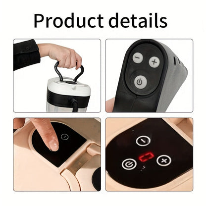 Steam Cleaner by GAKOZ, Canister Kit with Handheld Wand, Flexible Hose, Brush Heads and Glass Scraper Options