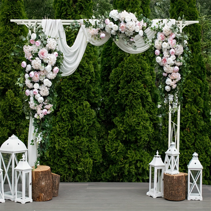 Wedding Arch Metal Garden Arbor Pergola Rose Trellis Backdrop Stand