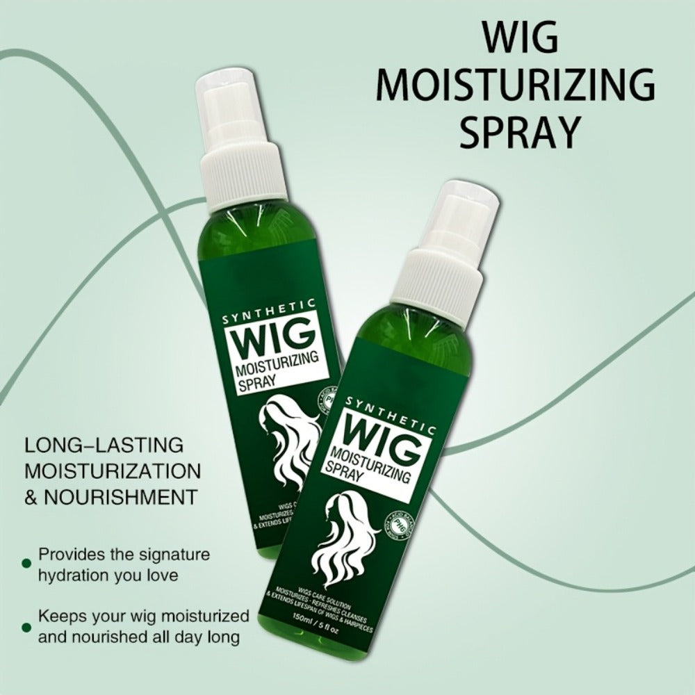 Synthetic Wig Refresher Spray Leave-In Conditioner — Revitalizes & Detangles Wigs & Hairpieces, Cleanses Between Washes, Extends Wig Lifespan, Soft Fresh Scent, Daily No-Rinse Wig Care for Synthetic Hair