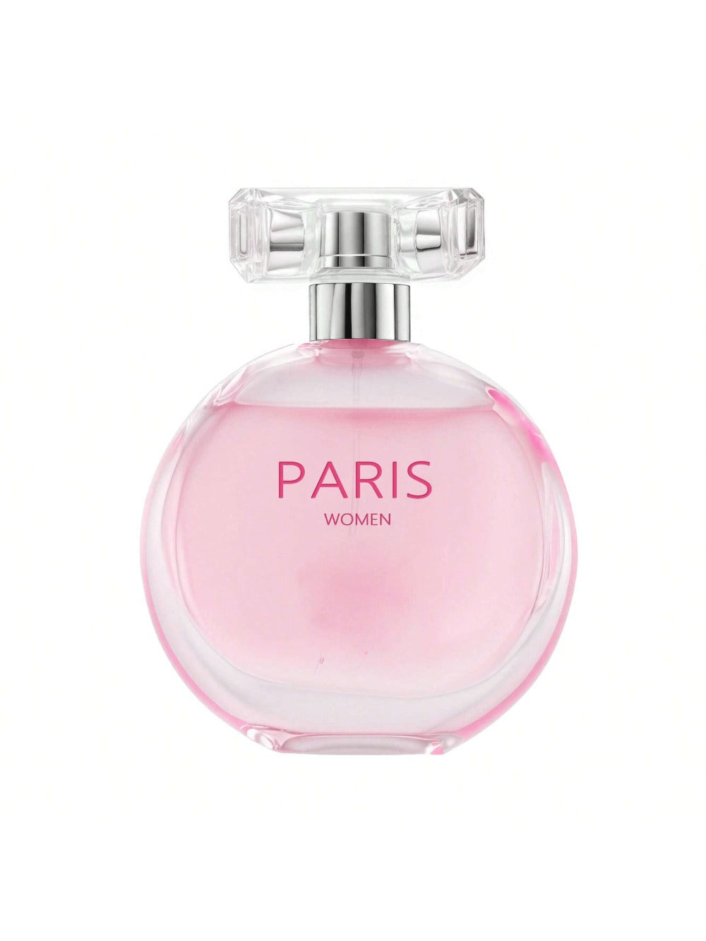 Perfume Paris Women Eau de Parfum 100ml in Round Pink Bottle with Gold Cap & Gift-Ready Box