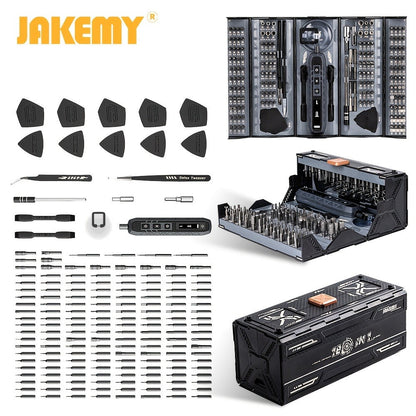 Precision Screwdriver Set 128/180 in 1, Magnetic Professional Repair Tool Kit for MacBook Laptop iPhone Xbox Game Console Tablet, Electric & Manual Versions Available