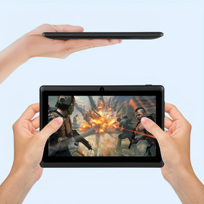 Bluetooth Android 14 Tablet 7 Inch, 4GB RAM 32GB ROM Expandable, Quad-Core IPS HD Display 3500mAh Battery, Dual Camera Wi-Fi, Lightweight Portable Tablet for Kids Students Seniors Everyday Use – Gray