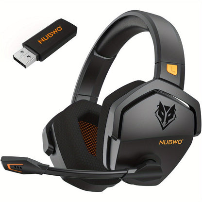 2.4GHz Wireless Gaming Earphones NUBWO G06, 7.1 Surround Sound, 23ms Ultra-Low Latency, 100H Battery