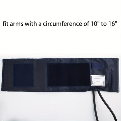 Blood Pressure Monitor Manual Aneroid Kit with 10-16 Inch Upper-Arm Cuff, Stethoscope, Gauge and Carry Case