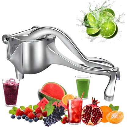Manual Citrus Juicer – Heavy Duty Aluminum Lemon Squeezer with Lever Press, Removable Filter, Easy Squeeze Extractor for Lemon, Lime, Orange & Pomegranate, Kitchen Tool for Juice Lovers