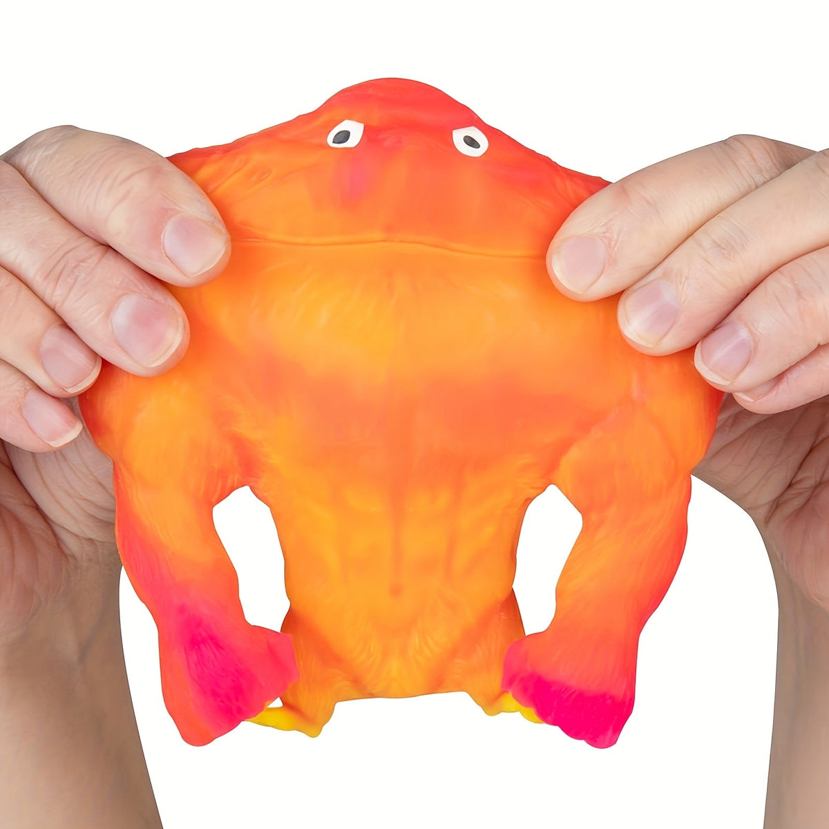 Stretchy Gorilla Fidget Toy Squeeze Monkey, Sensory Stress Squishy Monkey with PVA Sponge Fill