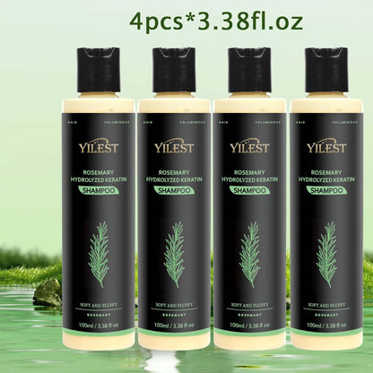 Rosemary Shampoo for hair care & Volume — Enriched with Rosemary Extract, Amino Acids & Plant Squalane | Strengthening, Moisturizing &